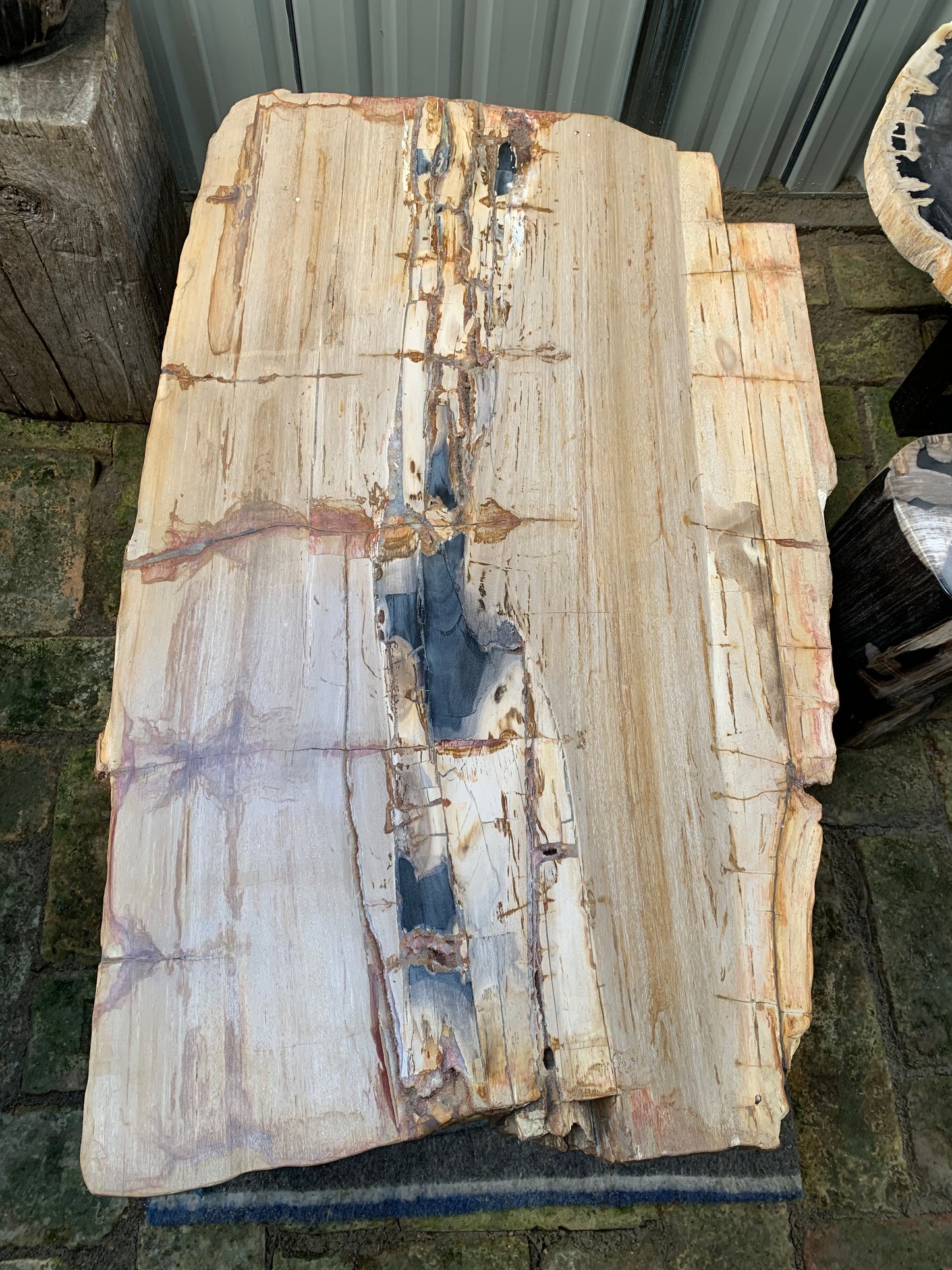 Petrified wood table top 01 – PetrifiedWood.eu